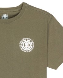 2 Seal Bp Y - T-Shirt à manches courtes pour Garçon 8-16 ans Vert ELBZT00225 Element