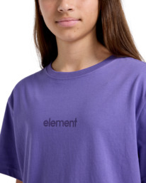 5 Simple Logo - T-shirt à manches courtes pour Garçon 8-16 Violet ELBZT00227 Element