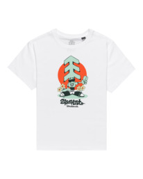 0 Whats Up - Short Sleeves T-Shirt for Boys 8 - 16 White ELBZT00233 Element