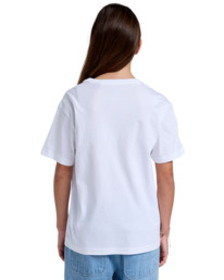 7 Whats Up - T-shirt met Korte mouw voor Jongens 8-16 White ELBZT00233 Element