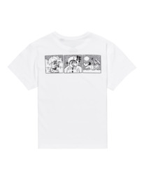 1 Rain Or Shine - Short Sleeves T-Shirt for Boys 8 - 16 White ELBZT00235 Element