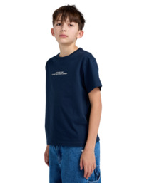 4 Rain Or Shine - T-shirt met Korte mouw voor Jongens 8-16 Blue ELBZT00235 Element