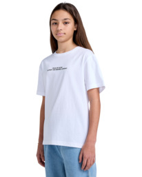 4 Rain Or Shine - T-shirt met Korte mouw voor Jongens 8-16 White ELBZT00235 Element