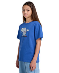 4 Paintjob - T-shirt met Korte mouw voor Jongens 8-16 Blue ELBZT00236 Element