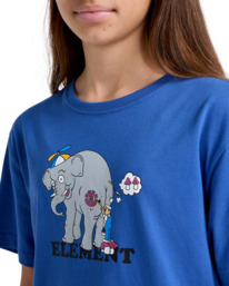 5 Paintjob - T-shirt met Korte mouw voor Jongens 8-16 Blue ELBZT00236 Element