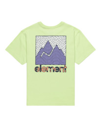 1 Joint Texture - T-shirt met Korte mouw voor Jongens 8-16 Green ELBZT00239 Element