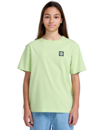 3 Joint Texture - T-shirt met Korte mouw voor Jongens 8-16 Green ELBZT00239 Element