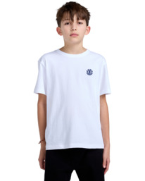 3 3 Horizons - Short Sleeves T-Shirt for Boys 8 - 16 White ELBZT00240 Element