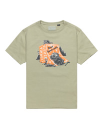 0 Timber Breaktime - Short Sleeves T-Shirt for Boys 8 - 16 Green ELBZT00244 Element