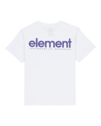 1 Lowcase Bp Y - T-Shirt à manches courtes pour Garçon 8-16 ans Blanc ELBZT00249 Element