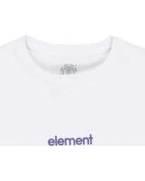 2 Lowcase Bp Y - T-Shirt à manches courtes pour Garçon 8-16 ans Blanc ELBZT00249 Element
