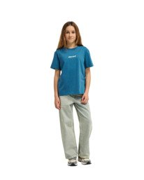 3 Lowcase Bp Y - Maglietta a maniche corte da Ragazzo 8-16 Blue ELBZT00249 Element