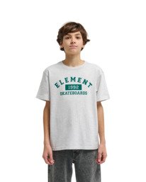 5 Home Team Y - T-Shirt &agrave; manches courtes pour Gar&ccedil;on 8-16 ans Gris ELBZT00250 Element