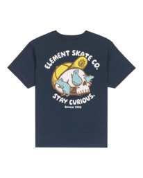 1 Curious Y - T-Shirt für Jungen 8-16 Blau ELBZT00252 Element