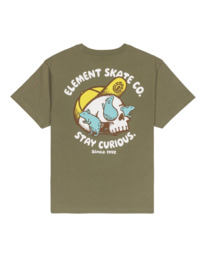 1 Curious Y - T-Shirt für Jungen 8-16 Grün ELBZT00252 Element