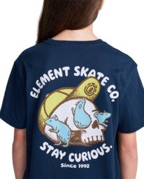 5 Curious Y - T-Shirt für Jungen 8-16 Blau ELBZT00252 Element