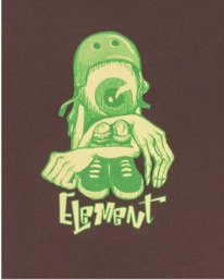2 Rainy Day Y - Short Sleeve T-Shirt for Boys 8-16 Brown ELBZT00253 Element