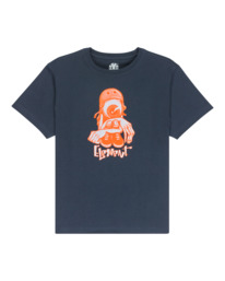 0 Rainy Day Y - T-shirt de manga curta para Rapazes 8-16 Azul ELBZT00253 Element