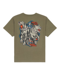 1 Timber Guard Dogs Y - Short Sleeve T-Shirt for Boys 8-16 Green ELBZT00256 Element