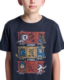 4 Timber Boxcar Y - T-shirt met korte mouwen voor Jongens 8-16 Black ELBZT00257 Element