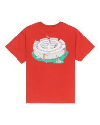 1 Stone Age Y - Camiseta de manga corta para chicos 8-16 Rojo ELBZT00261 Element
