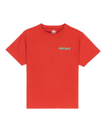 0 Stone Age Y - Camiseta de manga corta para chicos 8-16 Rojo ELBZT00261 Element