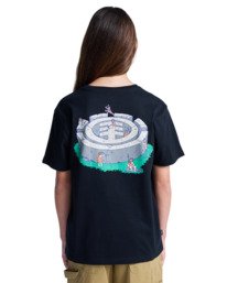 8 Stone Age Y - Camiseta de manga corta para chicos 8-16 Azul ELBZT00261 Element