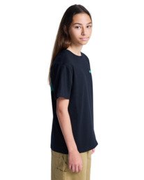 4 Stone Age Y - Camiseta de manga corta para chicos 8-16 Azul ELBZT00261 Element