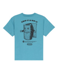 1 Grip It Y - T-Shirt für Jungen 8-16 Blau ELBZT00263 Element