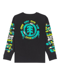 1 Rolling Dead - T-shirt manches longues pour Garçon 8-16 ans Bleu ELBZT00264 Element