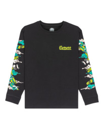 0 Rolling Dead - T-shirt manches longues pour Garçon 8-16 ans Bleu ELBZT00264 Element