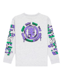 1 Rolling Dead - T-shirt manches longues pour Garçon 8-16 ans Gris ELBZT00264 Element