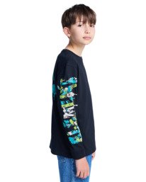 4 Rolling Dead - T-shirt manches longues pour Garçon 8-16 ans Bleu ELBZT00264 Element