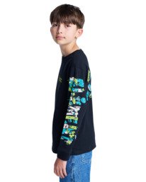 5 Rolling Dead - T-shirt manches longues pour Garçon 8-16 ans Bleu ELBZT00264 Element