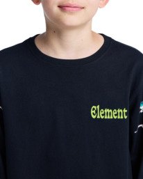 6 Rolling Dead - T-shirt manches longues pour Garçon 8-16 ans Bleu ELBZT00264 Element
