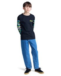 8 Rolling Dead - T-shirt manches longues pour Garçon 8-16 ans Bleu ELBZT00264 Element
