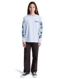 8 Rolling Dead - T-shirt manches longues pour Garçon 8-16 ans Gris ELBZT00264 Element