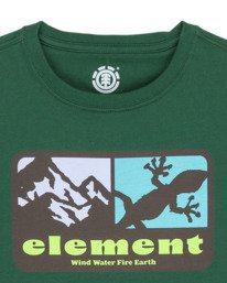 2 Memory Y - Short Sleeve T-Shirt for Boys 8-16 Green ELBZT00267 Element
