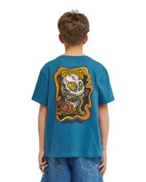6 Timber Hermit - Short Sleeve T-Shirt for Boys 8-16 Blue ELBZT00287 Element