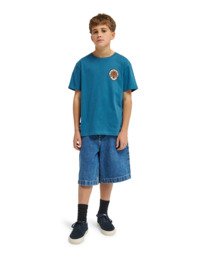 5 Timber Hermit - Short Sleeve T-Shirt for Boys 8-16 Blue ELBZT00287 Element