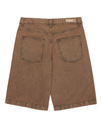 1 5PKT Denim 22.4" - Denim Short voor Dames Brown ELJDS00105 Element