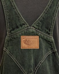 3 Dungaree Wk - Short vaquerocon peto para mujer Negro ELJDS00107 Element