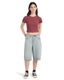 4 365 Wide - Short vaquero para mujer Gris ELJDS00108 Element