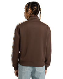 7 Sunday - Sudadera con Cremallera para Mujer Marron ELJFT00122 Element