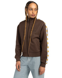 0 Sunday - Zip-Up Sweatshirt for Women Brown ELJFT00122 Element