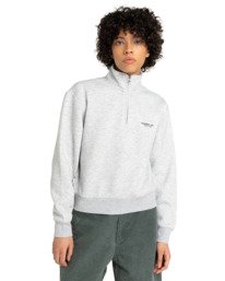 0 Element Co W - Sweatshirt à fermeture zippée pour Femme Gris ELJFT00124 Element