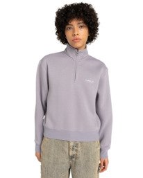 0 Element Co W - Sweatshirt à fermeture zippée pour Femme Gris ELJFT00124 Element