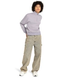 3 Element Co W - Sweatshirt à fermeture zippée pour Femme Gris ELJFT00124 Element
