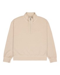 5 Lowcase - Sweatshirt mit Halbrei&szlig;verschluss f&uuml;r Frauen Beige ELJFT00129 Element