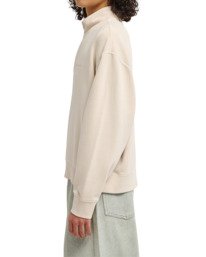 1 Lowcase - Sweatshirt mit Halbrei&szlig;verschluss f&uuml;r Frauen Beige ELJFT00129 Element